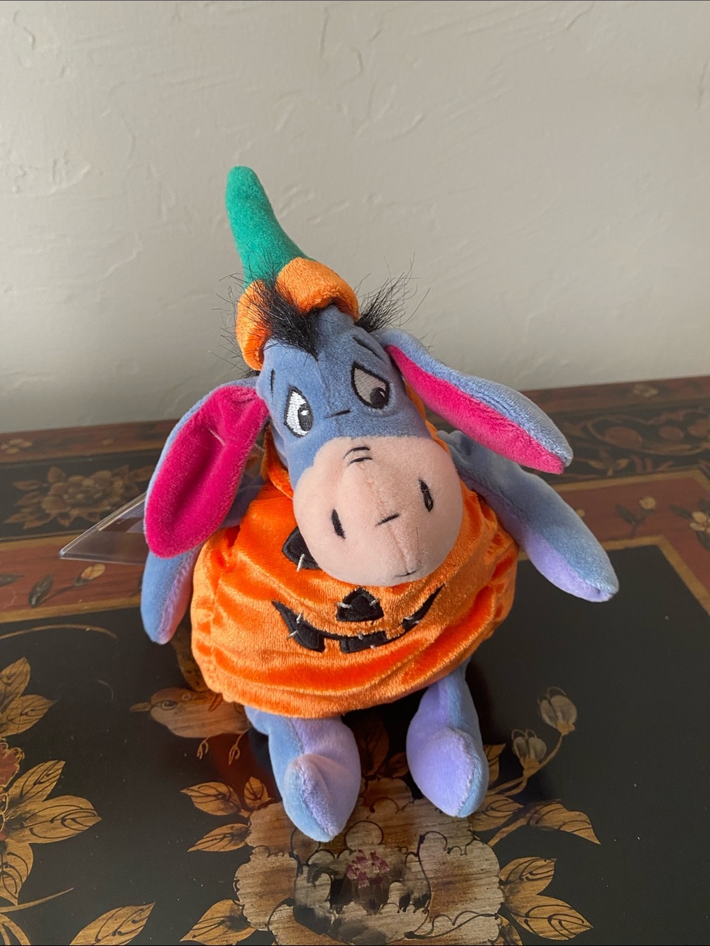 Eeyore as Jack-o’-lantern for Halloween 🎃